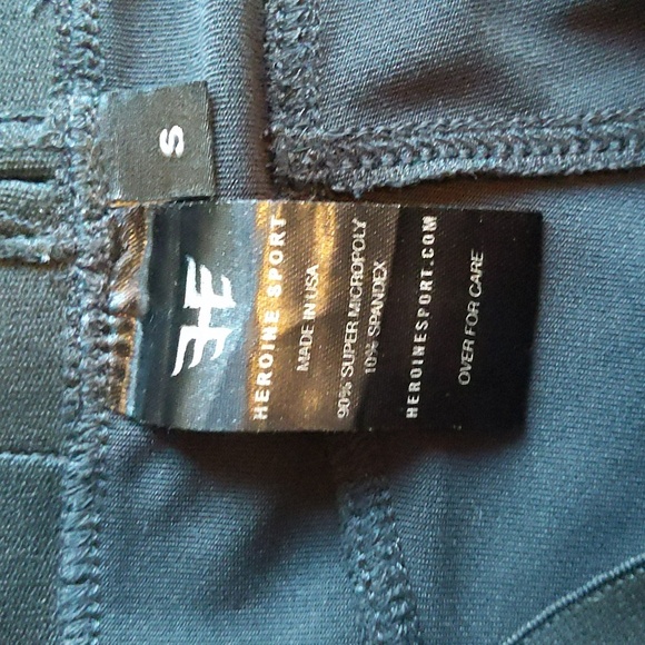 Heroine Sport Black Mesh Crop Leggings - Women's Small - Picture 4 of 6